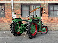 Holder 1955 1-cilinder oldtimer tractor + originele melkwagen, trh-44-x - afbeelding 25 van  51