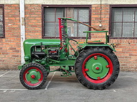 Holder 1955 1-cilinder oldtimer tractor + originele melkwagen, trh-44-x - afbeelding 43 van  51