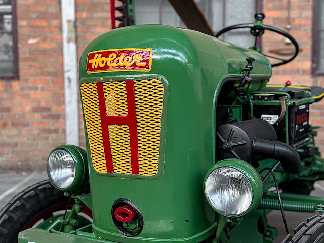 Holder 1955 1-cilinder oldtimer tractor + originele melkwagen, trh-44-x - afbeelding 48 van  51