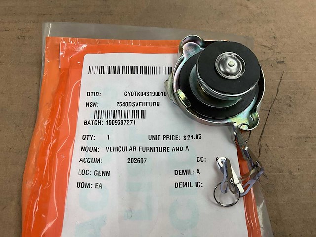 Holdwell filler opening cap - afbeelding 1 van  3