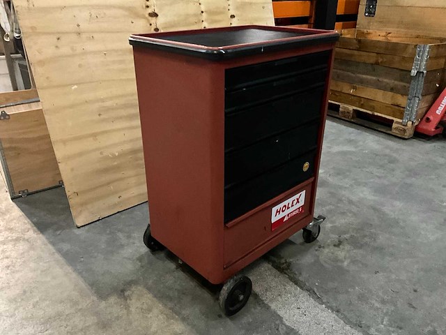 Holex 6 lade mobiele gereedschapskast - afbeelding 1 van  10