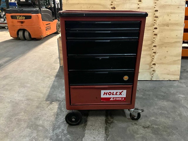 Holex 6 lade mobiele gereedschapskast - afbeelding 3 van  10