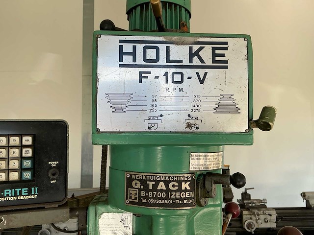 Holke f-10-v bedfreesmachines met steekkop - afbeelding 7 van  11