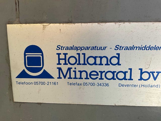 Holland mineraal straalcabine met centrale stofzuiger - afbeelding 9 van  9