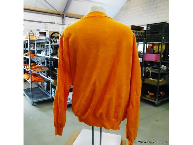 Holland oranje vest m - afbeelding 2 van  3