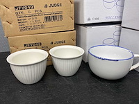 Hollandsche pot en koswa kopjes en dessert bakjes servies (40x) - afbeelding 3 van  6