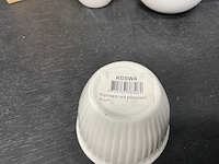 Hollandsche pot en koswa kopjes en dessert bakjes servies (40x) - afbeelding 4 van  6