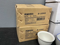 Hollandsche pot en koswa kopjes en dessert bakjes servies (40x) - afbeelding 5 van  6