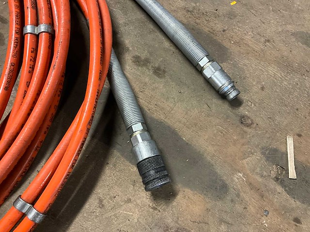Holmatro 10 meter dubbele hydraulische hogedrukslang - afbeelding 3 van  4