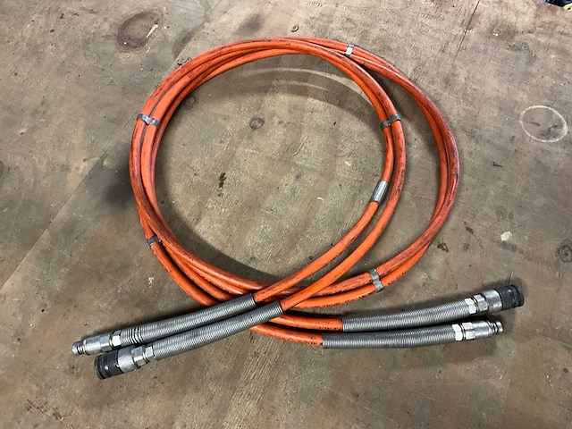 Holmatro 3 meter dubbele hydraulische hogedrukslang - afbeelding 1 van  3