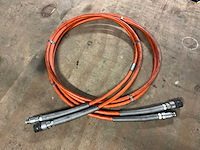 Holmatro 3 meter dubbele hydraulische hogedrukslang - afbeelding 1 van  3