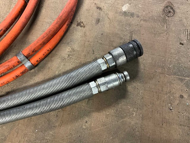 Holmatro 3 meter dubbele hydraulische hogedrukslang - afbeelding 3 van  3