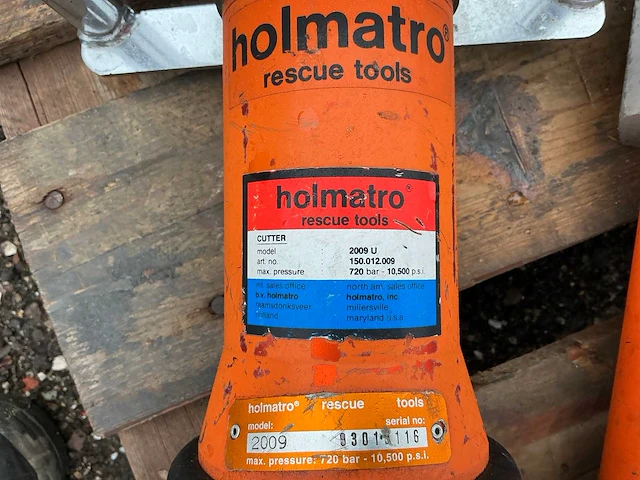 Holmatro bevrijdings apparatuur hydraulische pers - afbeelding 9 van  26