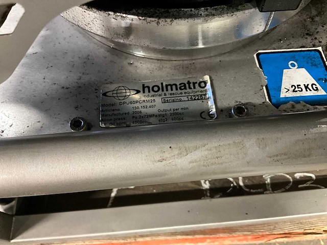 Holmatro dpu 60 p-crm-25 hydraulisch aggregaat - afbeelding 9 van  9