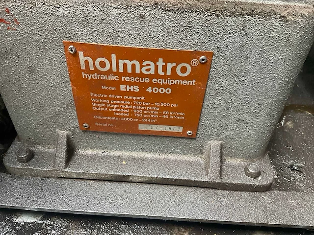 Holmatro ehs-4000 hydraulisch aggregaat - afbeelding 2 van  3