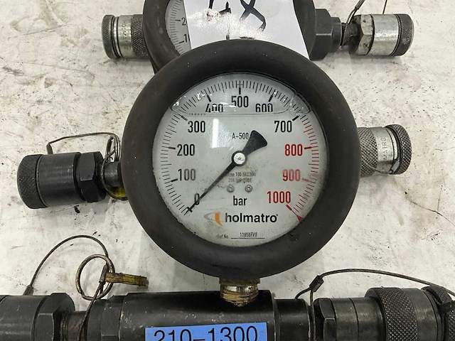 Holmatro manometer (3x) - afbeelding 1 van  2