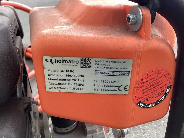Holmatro pneumatische schaar - afbeelding 4 van  12