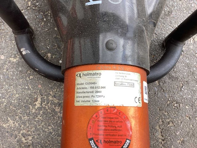 Holmatro pneumatische schaar - afbeelding 10 van  12