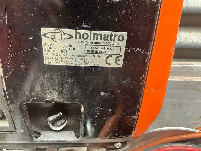Holmatro ppu10 hydraulische aggregaat - afbeelding 3 van  5