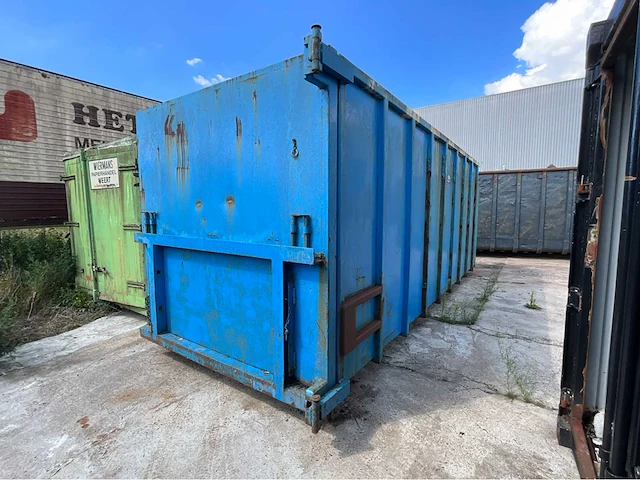 Holtrop kabeloptrek / haakarm gesloten container - afbeelding 1 van  5