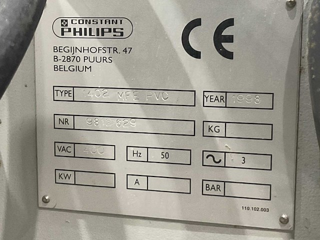 Holz her - 1998 - trim 1402 mfe pvc - kantenlijmmachine - afbeelding 15 van  20