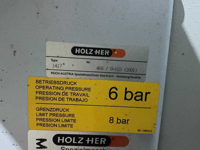 Holz-her - 2001 - sprint 1417 - kantaanlijmmachine - afbeelding 11 van  19