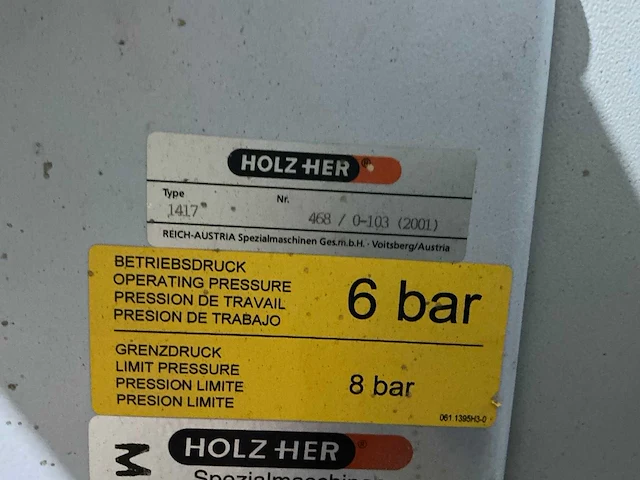 Holz-her - 2001 - sprint 1417 - kantaanlijmmachine - afbeelding 11 van  19