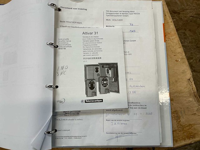 Holzher - 2008 - auriga - uno 1307 - kantaanlijmmachine - afbeelding 32 van  45