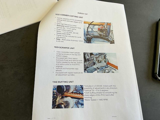 Holzher - 2008 - auriga - uno 1307 - kantaanlijmmachine - afbeelding 39 van  45