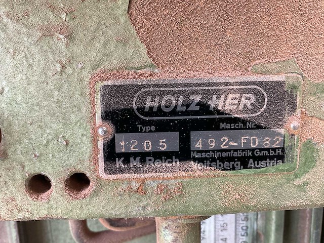 Holzher 1205 verticale platenzaag - afbeelding 7 van  9