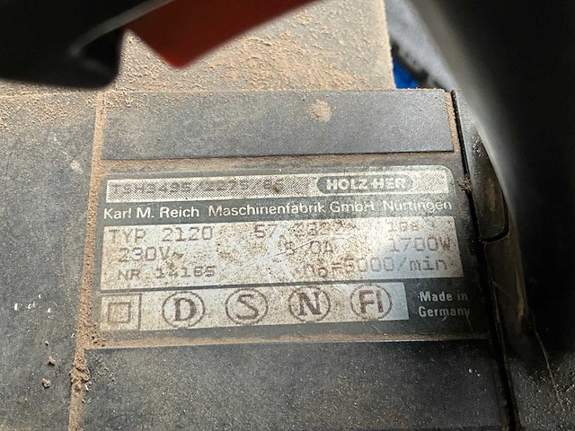 Holzher 2120 invalzaag - afbeelding 4 van  4