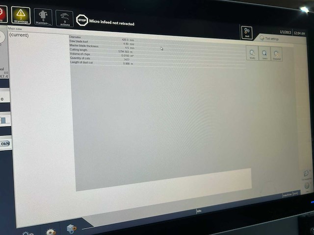 Holzma - 2016 - hpl 400/43/16 - platen opdeelzaagmachine - afbeelding 6 van  36