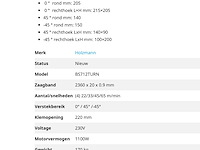 Holzmann bs712turn bandzaagmachine - afbeelding 5 van  13