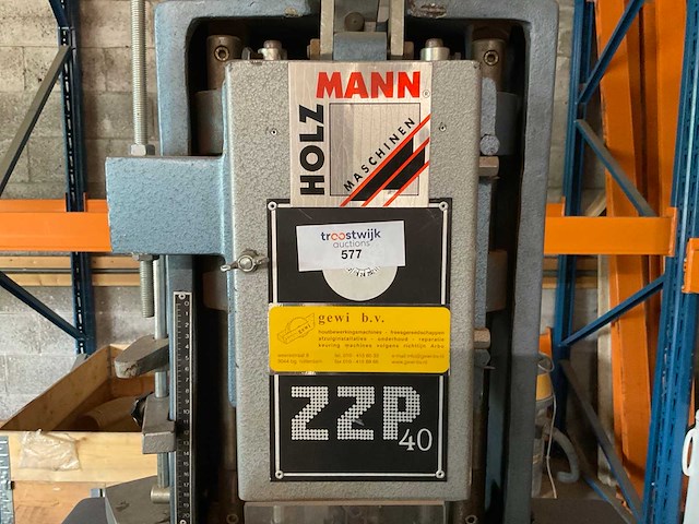 Holzmann zzp40 verrijdbare kettingfreesmachine - afbeelding 2 van  4