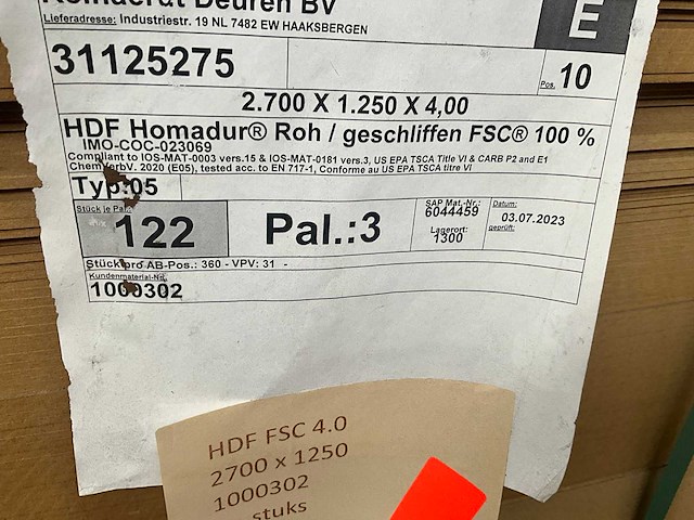 Homanit hdf deurplaat (244x) - afbeelding 4 van  5