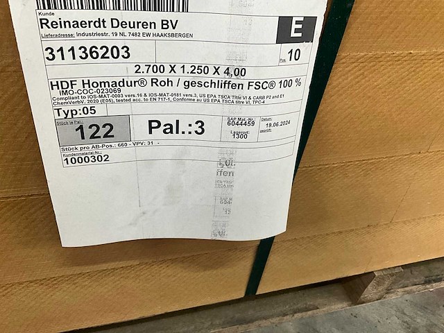 Homanit hdf deurplaat (244x) - afbeelding 5 van  5