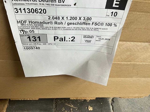 Homanit hdf deurplaat (350x) - afbeelding 7 van  7