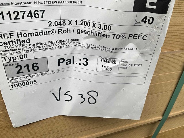 Homanit hdf deurplaat (430x) - afbeelding 6 van  6