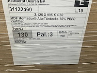 Homanit hdf deurplaat met aluminiumlaag (390x) - afbeelding 6 van  8