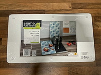 Home creation set van 2 glazen snijplank (60x)