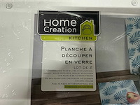 Home creation set van 2 glazen snijplank (60x) - afbeelding 3 van  4