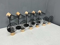 Home & deco - conische kap/mandala - tafellampen (11x) - afbeelding 5 van  11