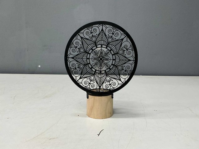 Home & deco - conische kap/mandala - tafellampen (11x) - afbeelding 11 van  11