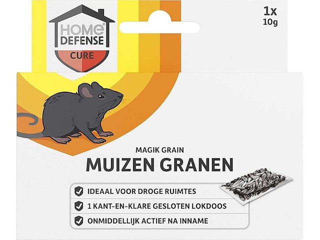 Home defense - muizen granen - magik grain lokdoos - ongediertebestrijding (192x) - afbeelding 1 van  1