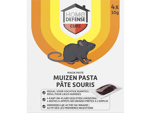 Home defense - muizen pasta - magik paste lokdoos - ongediertebestrijding (12672x) - afbeelding 1 van  3