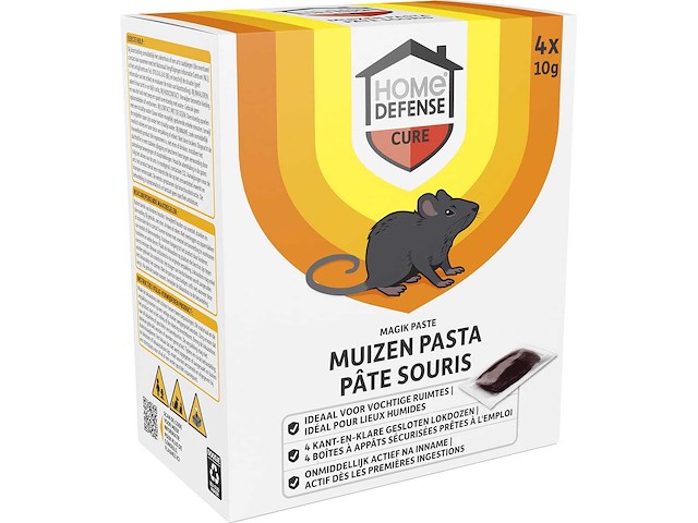 Home defense - muizen pasta - magik paste lokdoos - ongediertebestrijding (200x) - afbeelding 2 van  3