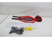 Homee it tennis set voor tuin compleet met rackets bal en net - afbeelding 1 van  2