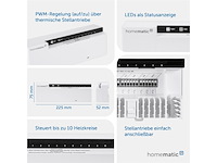 Homematic ip smart home 143238a0 vloerverwarmingscontroller 10-voudig 24 v - afbeelding 3 van  6