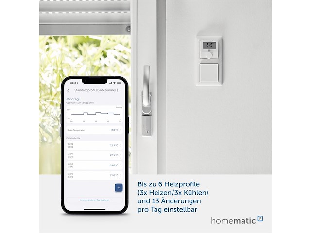 Homematic ip smart home 143238a0 vloerverwarmingscontroller, 10-voudig, 24 v - afbeelding 2 van  6