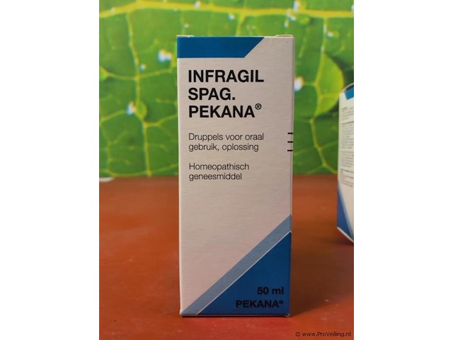 Homeopathische druppels infragil spag. - 4 flesjes á 50ml - afbeelding 2 van  4